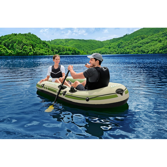 Надувний човен Bestway Hydro-Force Voyager X2 232×118×37 см комплект