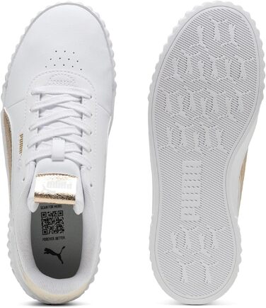 Жіночі кросівки PUMA Carina 3.0 Metallic Whisper White Gold (розмір 37.5 EU)