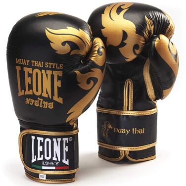 Боксерські рукавиці Leone 1947 GN031, 14 Oz, чорні, унісекс - професійні для тренувань та спарингів