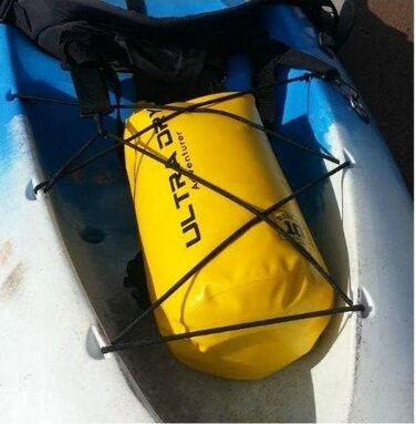 Водонепроникна сумка Ultra Dry Adventurer 20 л, чорна: для каякінгу, риболовлі, кемпінгу та інших водних активностей
