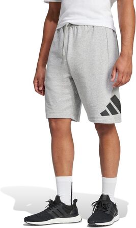 Чоловічі спортивні шорти adidas Performance Essentials Big Logo (розмір M, колір Medium Grey Heather/Black)