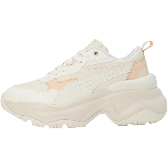 Жіночі кросівки PUMA CiliaTurnschuh, 38 EU, Alpine Snow Frosted Ivory Cashew