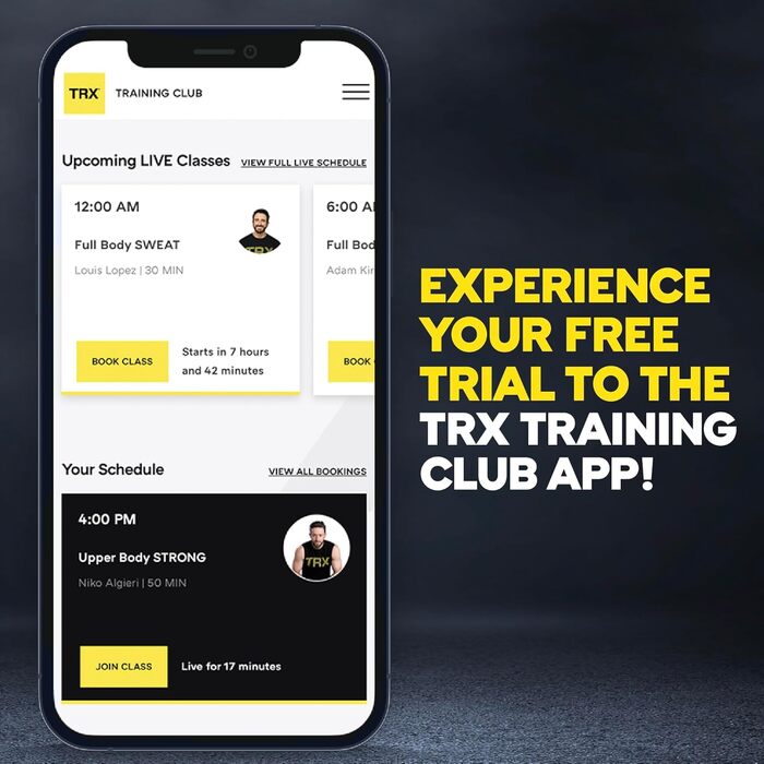 TRX підвісний тренажерний килимок 183×61 см для фітнесу