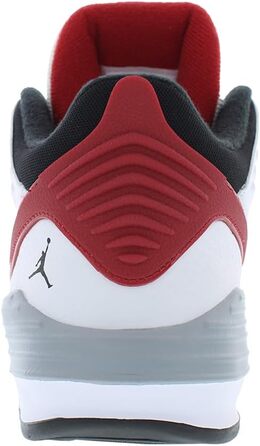 Кросівки Nike Jordan Max Aura 5 для баскетболу (46 EU, Білий Shell, Чорний Core, Червоний Varsity, Білий Ghost)