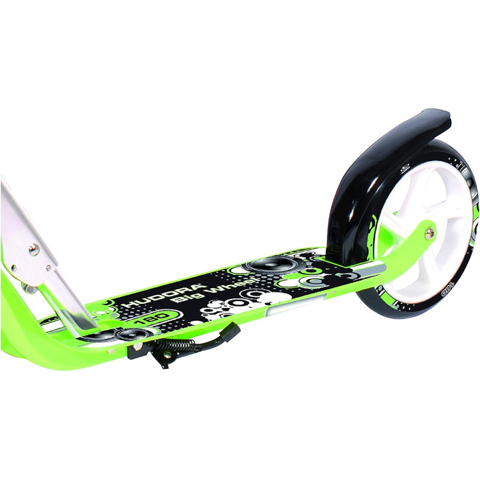 Самокат HUDORA Big Wheel 180, складаний міський, зелений, модель 14745