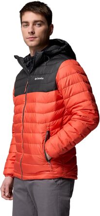 Чоловіча куртка з капюшоном Columbia Powder Lite (Zing, Shark, L)