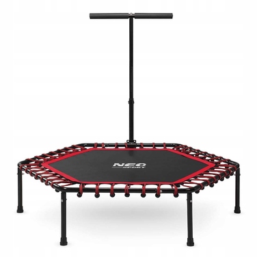 Фітнес-батут Neo-sport шестикутний з ручкою, 100 см, до 100 кг