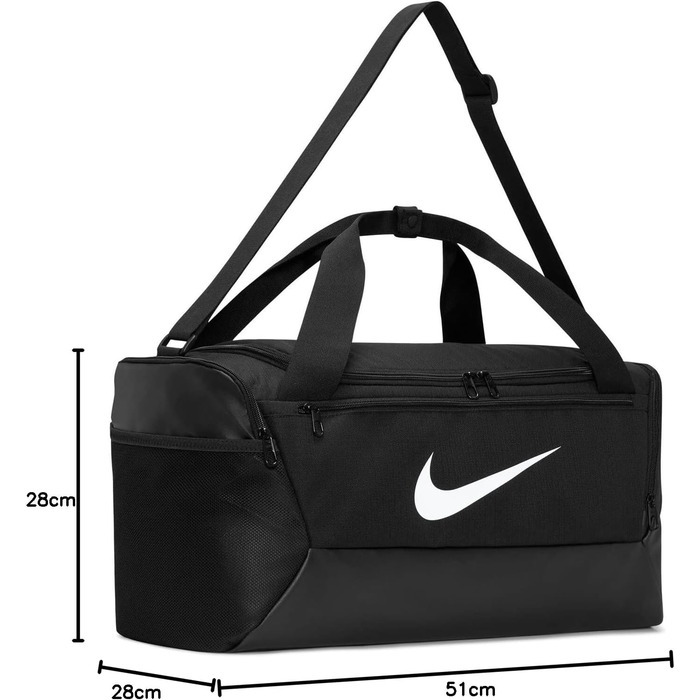 Спортивна сумка Nike Duff, універсальний розмір, чорна