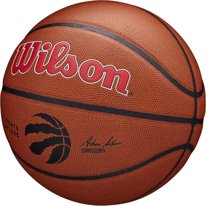 Баскетбольний м'яч Wilson NBA Team Alliance Toronto Raptors, розмір 7 (29,5 дюйма)