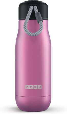 Пляшка для води Zoku з нержавіючої сталі, лілова, 350 мл