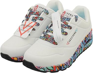 Кросівки жіночі Skechers Wmltsneakers 39 EU білі - оригінальні спортивні кеди