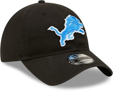 Кепка New Era NFL Core Classic 9TWENTY Detroit Lions чорного кольору, універсальний розмір, регульована