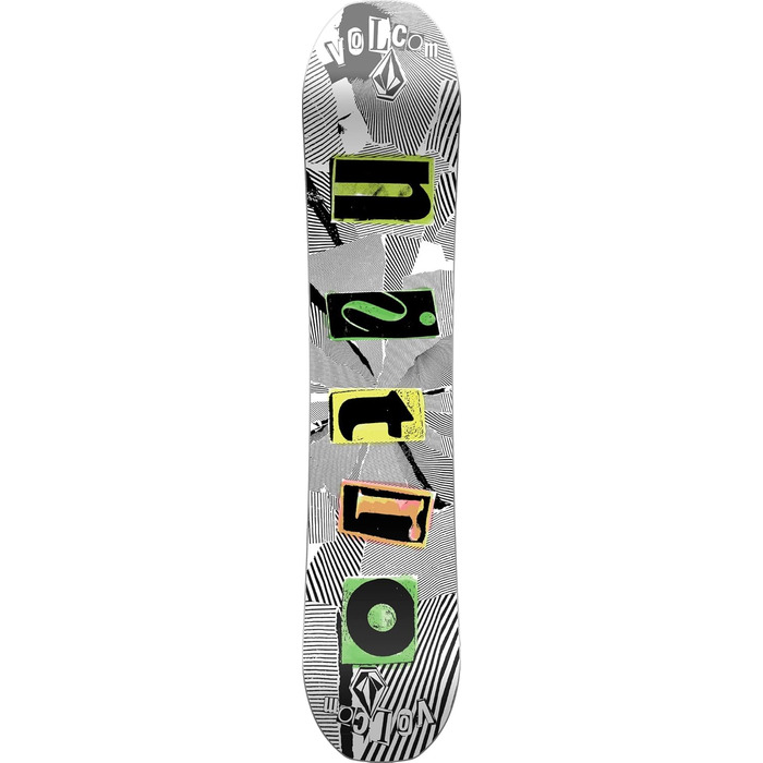 Дитяча сноуборд-дошка Nitro Ripper X Volcom 106 см, універсальна, фристайл, різнокольорова