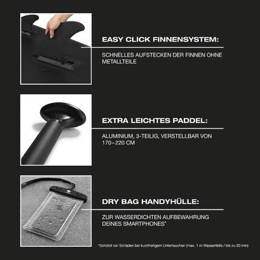 Надувне SUP-борд FitEngine SUP Allrounder Racer Junior 8' - 12'' | Комплект з Drybag, чохлом для телефону та ін. | Якість Drop-Stitch від Allrounder 12' - 365 см