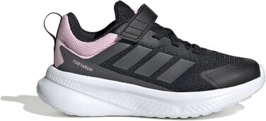 Дитячі кросівки adidas Fortarun 4.0 для дітей (34 EU, чорний, сірий, рожевий)