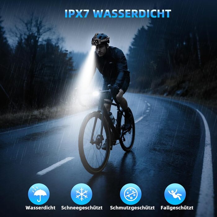 LED налобний ліхтар з акумулятором, надпотужний, з датчиком руху, 3 режими світла та 2 червоних, водонепроникний IPX7, для кемпінгу, бігу, риболовлі, походів, активного відпочинку та надзвичайних ситуацій