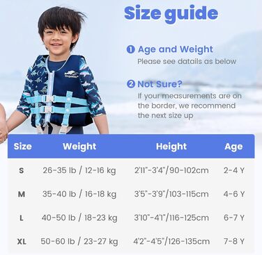 Дитяча жилетка для плавання Gogokids - блакитний дельфін, S