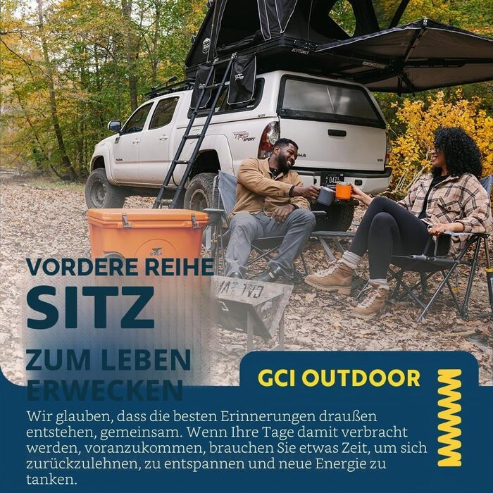 Розкладне крісло-гойдалка для кемпінгу GCI Outdoor Kickback Rocker, колір Indigo