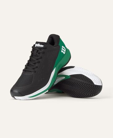 Тенісне взуття Wilson Rush Pro Ace Clay для ґрунту, чорний/білий, 44 EU