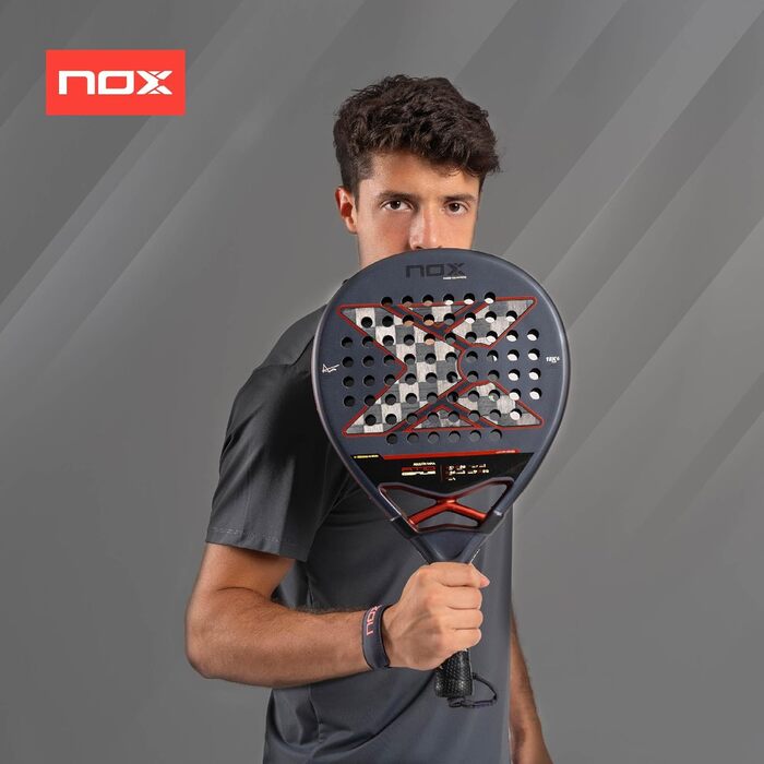 Падель ракетка Nox AT10 Genius Attack 18K Alum 360-375 г, Агустін Тапія