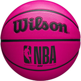 Баскетбольний м'яч Wilson NBA DRV розмір 7 рожевий, для вулиці