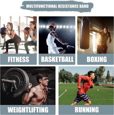 Резинки для боксу та ММА: повний комплект для тренувань з опором 240LB