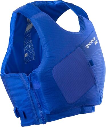 Рятувальний жилет Spinlock Wing Side Zip 50N для каякінгу, допоміжний PFD для водних видів спорту, кобальтово-синій, Easy Stretch