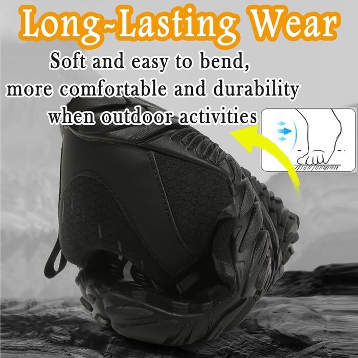 Босі кросівки для чоловіків та жінок широкі, для трейлу, з п'ятьма пальцями, мінімалістичні, з нульовим перепадом, для піших прогулянок, фітнесу, комфортні, легкі, для бігу, унісекс, розміри 36-46 EU, 39 EU, чорні