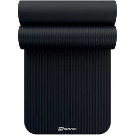 Гімнастична килимок Hop-Sport 190 x 60 x 2 см - для фітнесу, йоги, гімнастики, з неслизькою поверхнею, з NBR-піни + ремінь для перенесення
