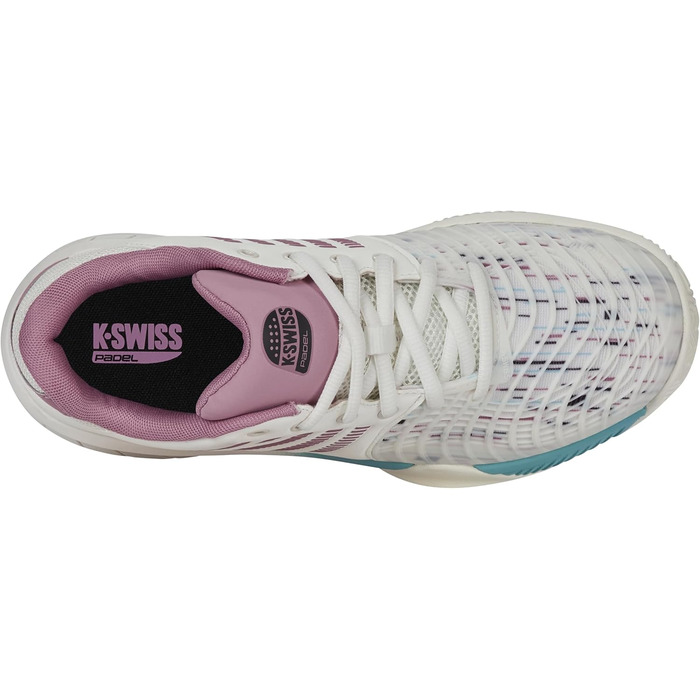 Жіноче тенісне взуття K-Swiss Express Light 3, розмір 37 EU, білий, лілак, пастельно-бірюзовий