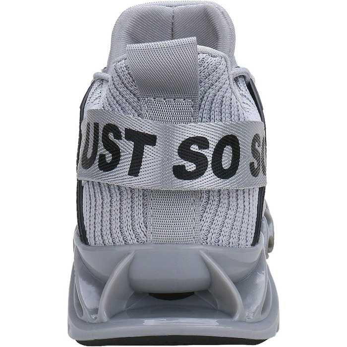 Чоловічі кросівки для бігу Wonesion: дихаючі, з антиковзкою підошвою, сірі (47 EU)