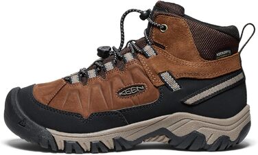 KEEN Targhee 4 Mid - водонепроникні трекінгові черевики для дітей, EU 35, Bison Brindle