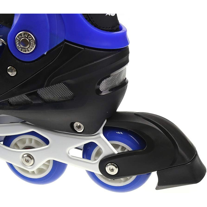 Дитячі ролики-кольоротки, регульовані, 3-в-1, для дівчаток та хлопчиків, розмір 31-38, блакитні