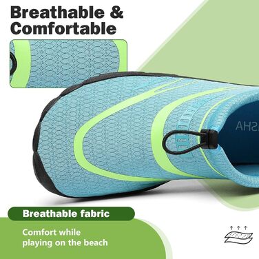 Шкарпетки-сланці Mishansha: дихаючі, антиковзні, з товстою підошвою, розмір 36-46, колір блакитний