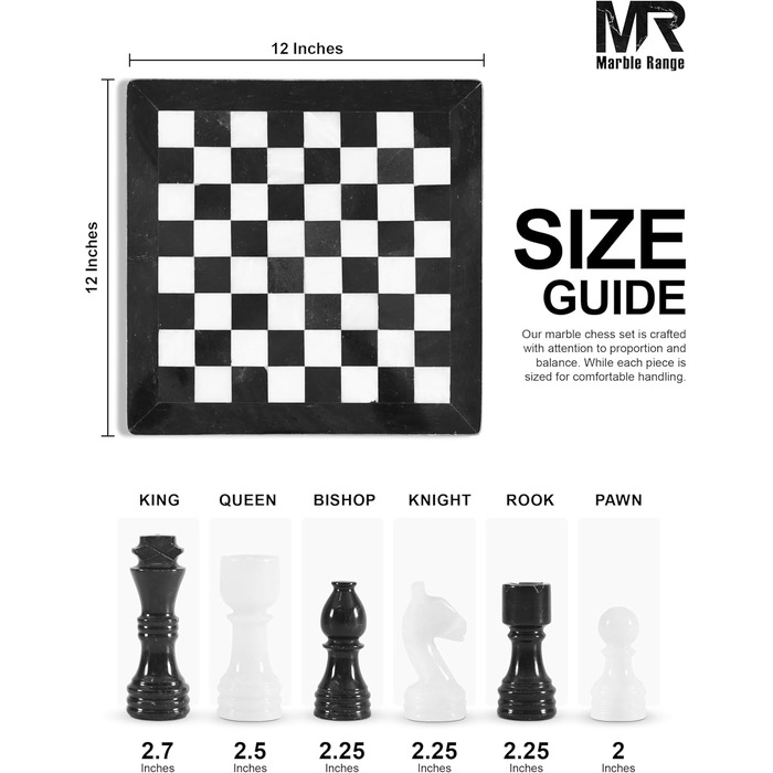 Шаховий набір з мармуру для дорослих, ручної роботи, 32 фігури, 2 додаткові королеви, коробка для зберігання, розкішна подорожна гра, елегантний подарунок для дому (чорний & корал)