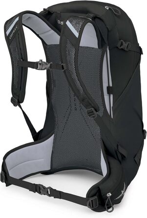 Рюкзак Osprey Hikelite 28 л чорний (M-L) для туризму