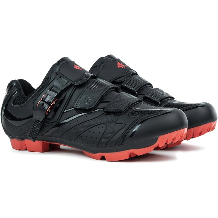 Чоловічі велотуфлі Vemont MTB для гірського велосипеда, SPD, індоор-фітнес, чорний, 41 EU