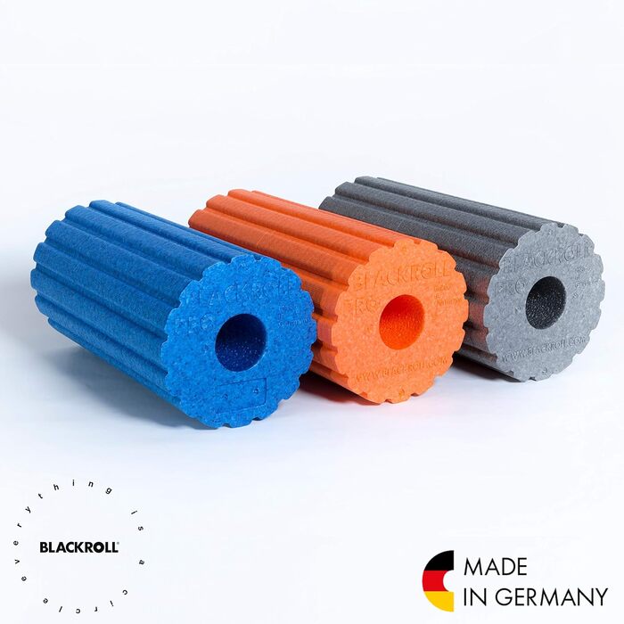 Масажний ролик Blackroll Groove PRO сірий, професійний