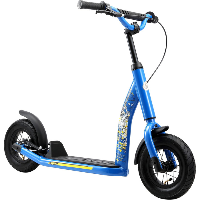 Дитячий самокат STAR SCOOTER з надувними колесами 10 дюймів, для міста, від 5 років, регульована висота, нове покоління