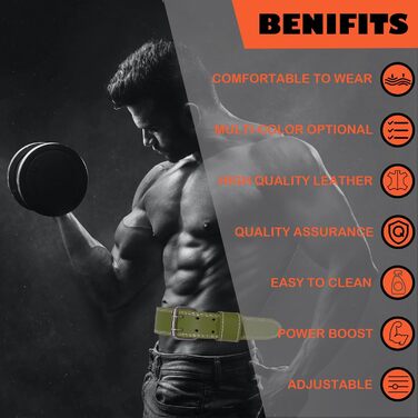 Лідяний пояс для важкої атлетики для жінок з підтримкою попереку 10,2 см для пауерліфтингу та присідання (Великий, A-Schwarz)