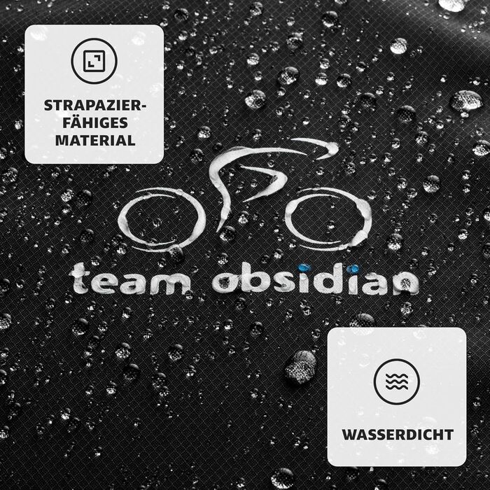 Чохли для велосипедів Team Obsidian Oxford 600D | Зберігання на вулиці та транспортування | Підходять для 1-3 велосипедів