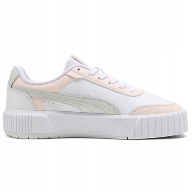 Жіночі шкіряні кросівки на платформі Puma Carina Mia, білі