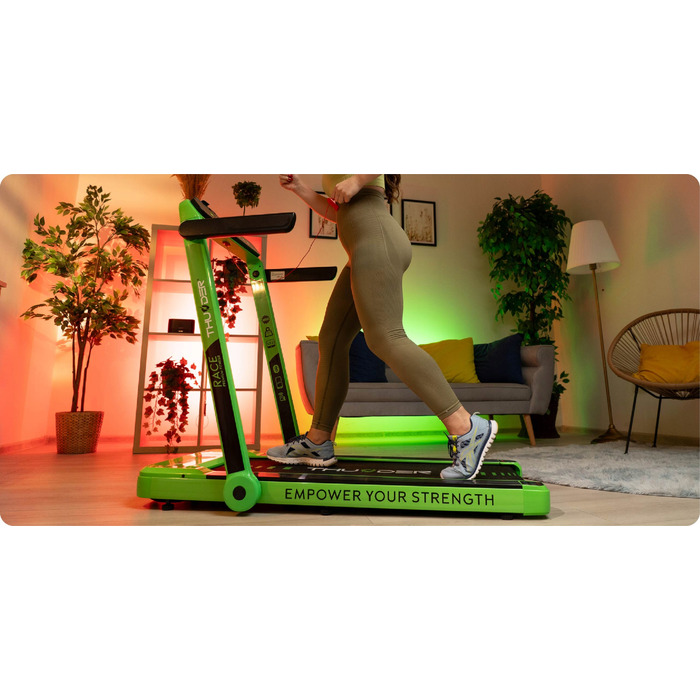 Електрична бігова доріжка Thunder RACE до 130 кг