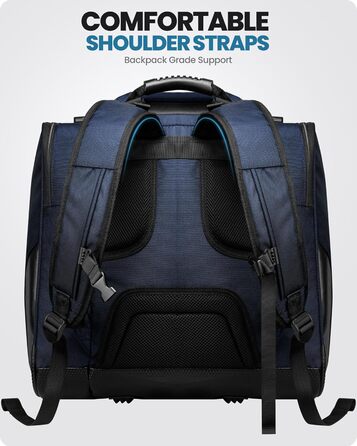 Чохол для гірськолижних черевиків OutdoorMaster, 55 л (Блакитний) - для подорожей, водонепроникний