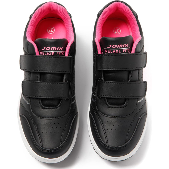 Жіночі кросівки JOMIX на липучці: спортивні, на платформі, для бігу, зручні, з підтримкою стопи, антиковзкі, для фітнесу, тренувань, вулиці (38 EU, фуксія)
