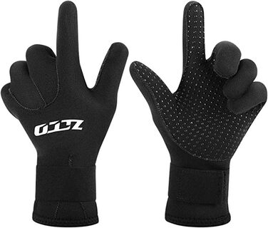 Рукавички для дайвінгу ZCCO з неопрену 3 мм/5 мм, антиковзаючі, з регульованим ремінцем, для чоловіків та жінок, 5 мм, XXL