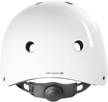 Шолом для фрістайлу, інлайну, BMX M-Wave L 58-61 см білий