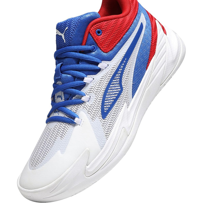 Кросівки баскетбольні PUMA Dagger (39 EU, White Mountain Blue For All Time Red)