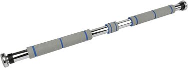 Турнік для дверей Klimmzugstange: регульований, 80-130 см, 150 кг, сірий