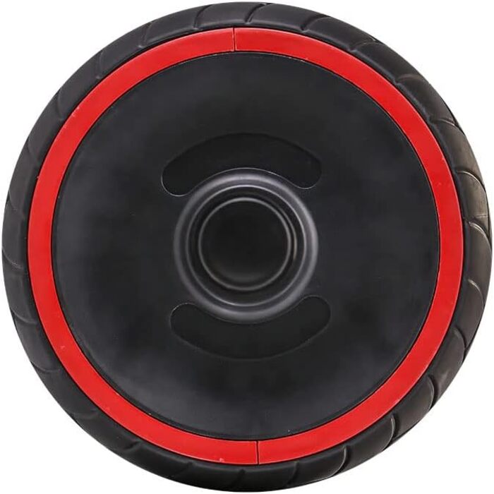 Ролер для пресу Retoo, тренажер для живота, чорний. Силове тренування вдома та в спортзалі